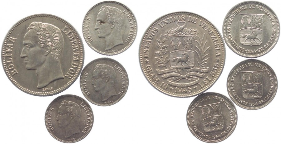 Monedas de venezuela set