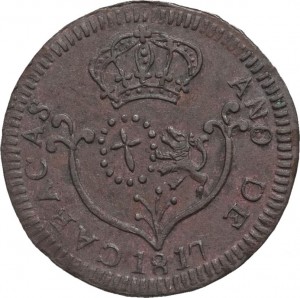 1817  1-4 real small date caracas a