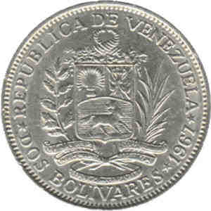 2 Bolivares 1967 R