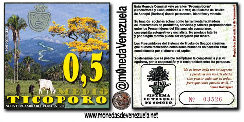 medio ticoporo  moneda comunal