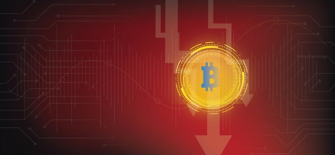 El bitcoin baja por la subida de los tipos de interés de la Fed