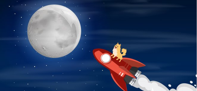 Dogecoin retrocede en su misión a la luna durante el fin de semana