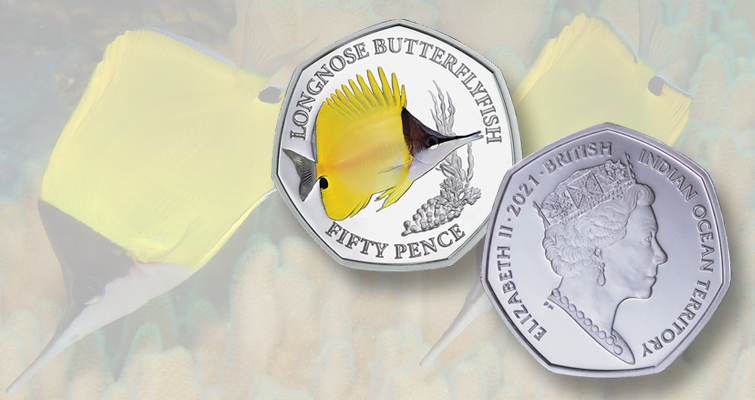 La Casa de la Moneda de Pobjoy emite la quinta moneda de 50 peniques de Criaturas Marinas