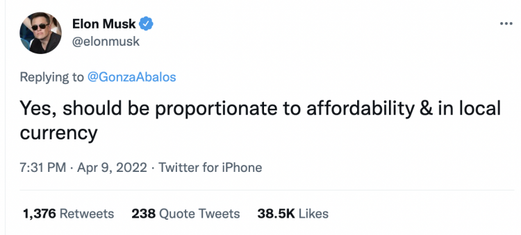 DOGE y ELON suben y bajan tras el giro de Musk en Twitter