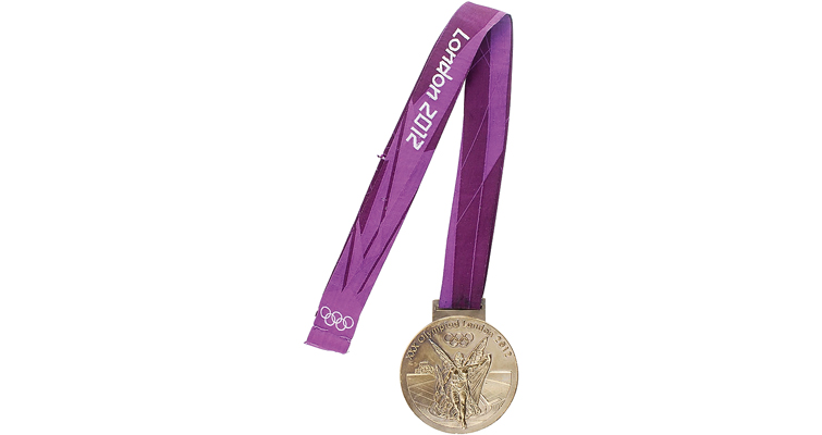 La medalla de oro de Londres 2012 es el lote más subastado