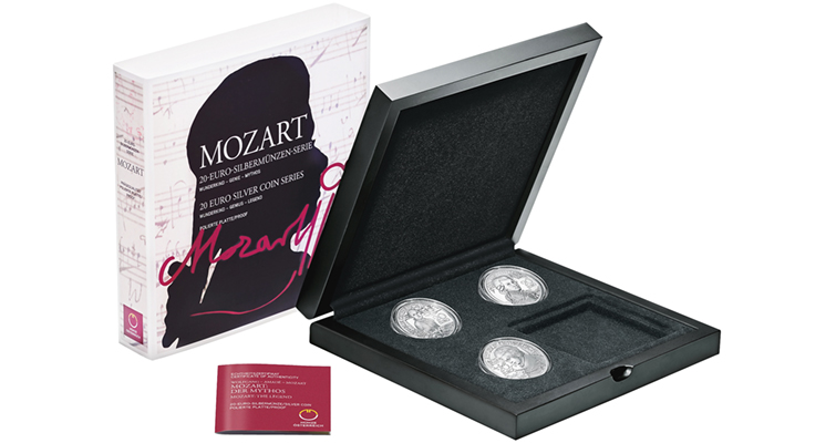La Casa de la Moneda austriaca acuña la última moneda de la serie Mozart