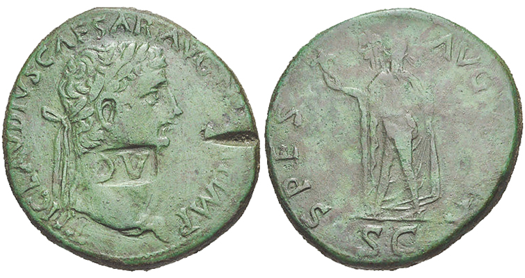 balkan-imitation-bronze-sestertius-claudius-circa-41-to-54-ad