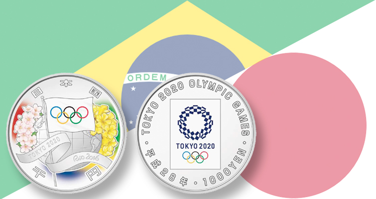 Japón diseña monedas para los Juegos Olímpicos y Paralímpicos de 2020