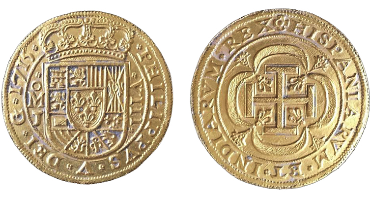 El oro del naufragio de la Flota de la Plata de 1715 llega al mercado