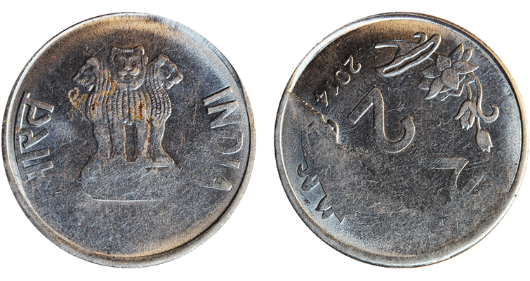 india-two-rupee-coin-one-hundred-thirty-two-degree-rotated-die-error