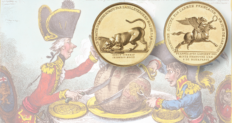 Atacando a tu enemigo en un raro formato de medalla de oro