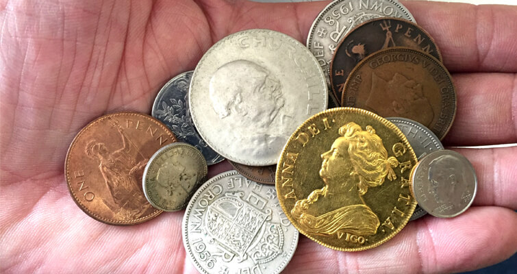 Rareza de oro encontrada en el caché del tesoro de un niño