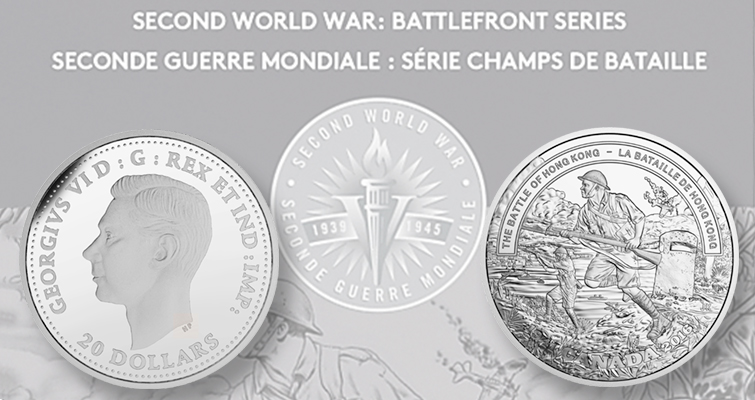 Canadá conmemora la batalla de Hong Kong con una moneda de plata de 20 dólares