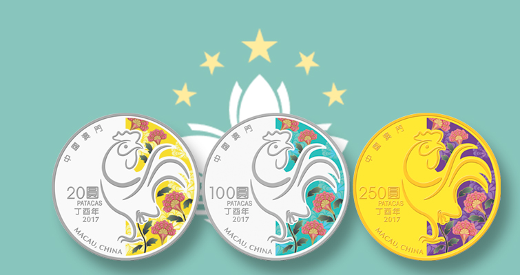 2017-macau-lunar-year-of-the-rooster-coins-and-flag