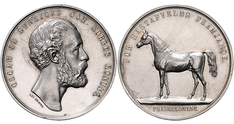 norway-oscar-ii-silver-medal-horse