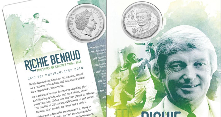 La leyenda del cricket australiano que aparece en una nueva moneda