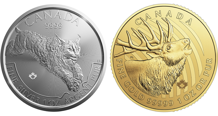 La Real Casa de la Moneda de Canadá ha emitido nuevas monedas de lingotes