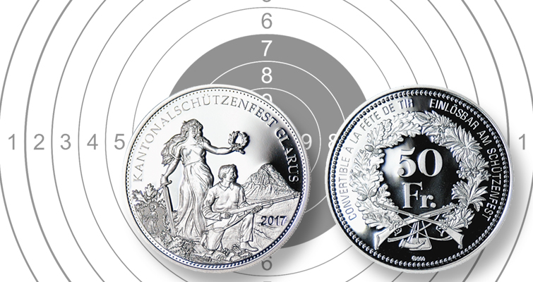 Cómo son las medallas del taler de tiro suizo de 2017