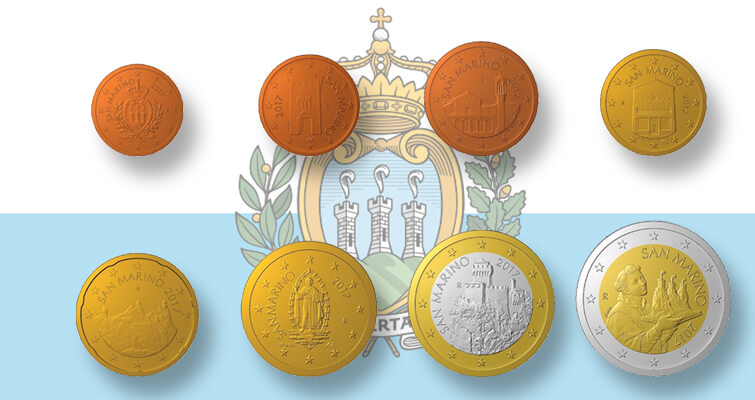 San Marino presenta los nuevos diseños de las monedas de euro en circulación