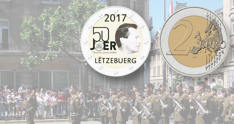 El tema de la primera nueva moneda de 2 euros de Luxemburgo de 2017