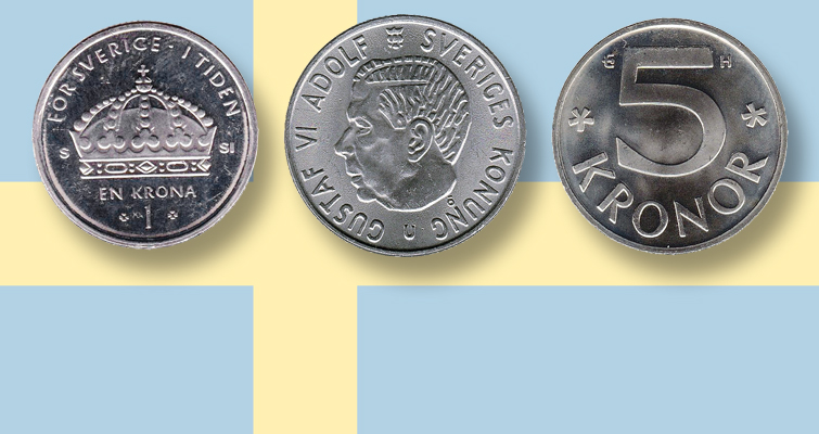 Suecia dice «adiós» a las monedas más antiguas y pesadas