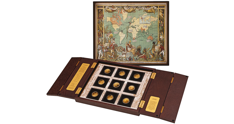 Las monedas de la Compañía de las Indias Orientales celebran el Imperio Británico