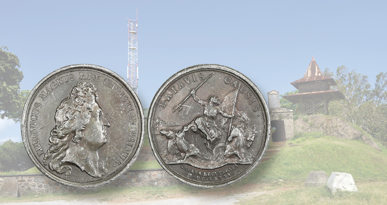 La medalla de bronce en venta marca la victoria militar francesa