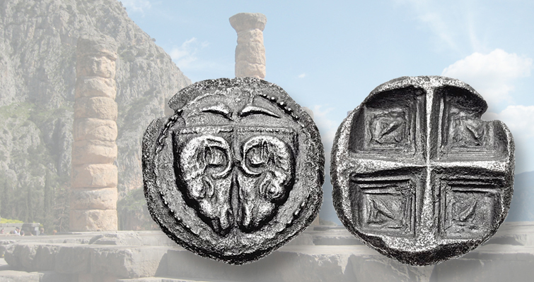 Se vende una rara moneda de plata antigua del tesoro de Gaza