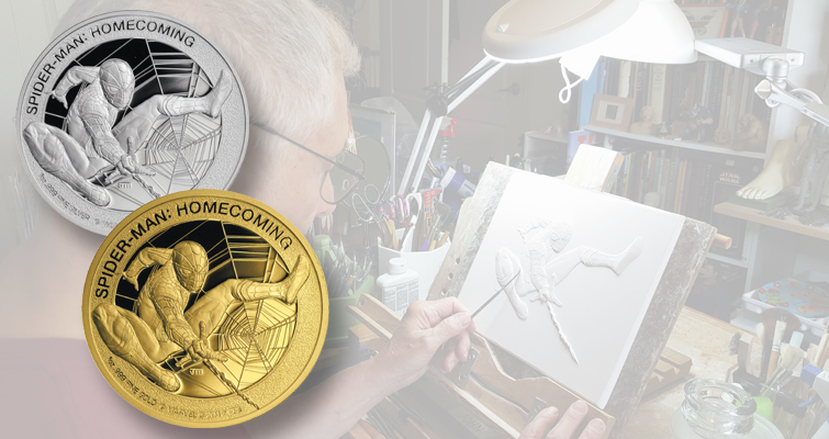john-mercanti-sculpting-spider-man-coins