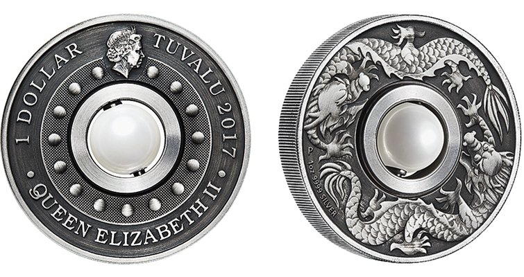 La Casa de la Moneda de Perth empareja el dragón y la perla en un dólar de plata
