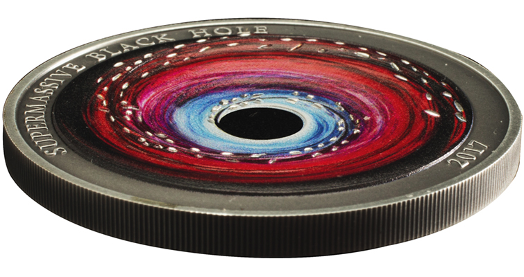 La Casa de la Moneda de Melbourne crea una moneda de plata para el agujero negro