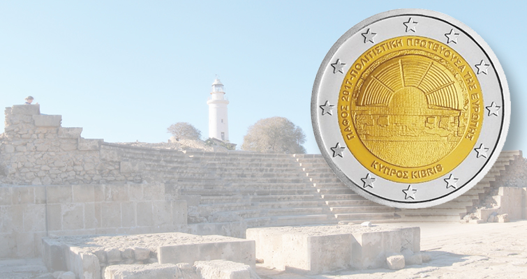Chipre celebra los restos de la antigua ciudad con 2 euros