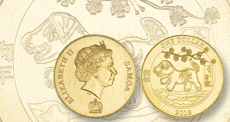 Un artista chino diseña el dólar del Año del Perro en Samoa Un artista chino diseña el dólar del Año del Perro en Samoa