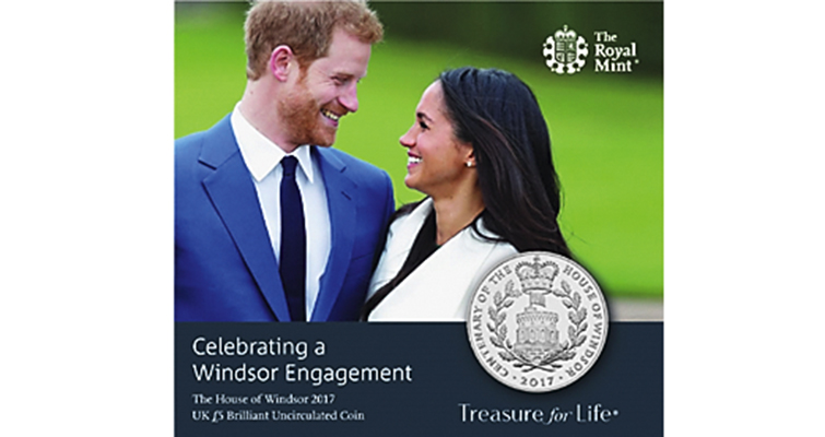 La Real Casa de la Moneda celebra el compromiso de Windsor