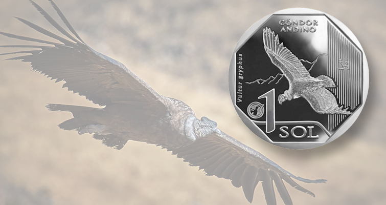 Perú honra al amenazado cóndor andino con una moneda