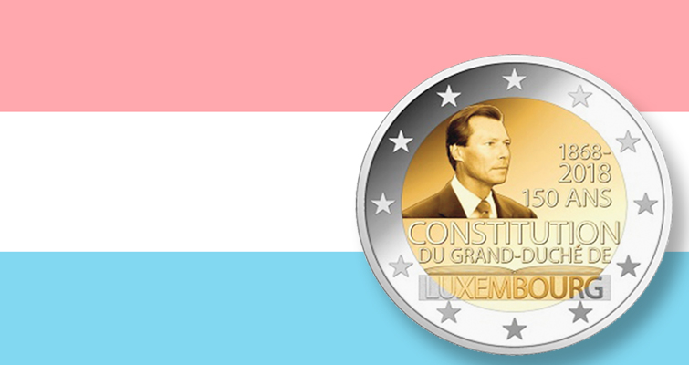 Luxemburgo desvela el diseño de la moneda de 2 euros en circulación de 2018