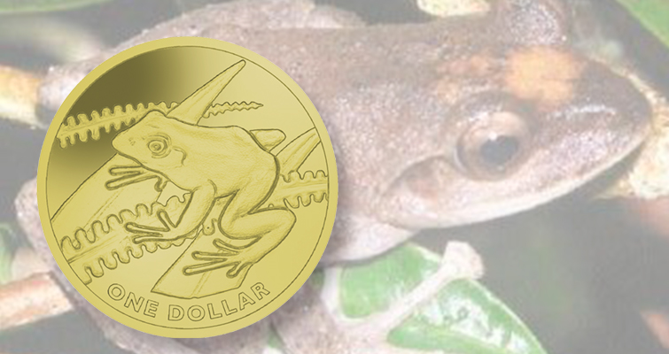 Pobjoy emite una moneda de titanio para la rana amarilla Pobjoy emite una moneda de titanio para la rana amarilla