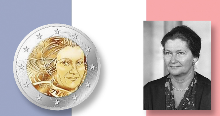 Francia coloca a la activista Simone Veil en la nueva moneda de 2 euros