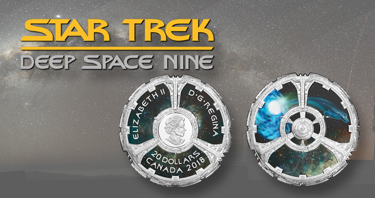 Canadá explora Deep Space Nine en una nueva moneda de plata