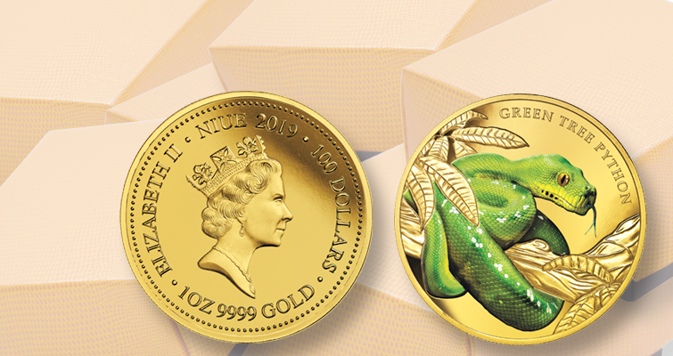 La Casa de la Moneda de Perth rinde homenaje a un reptil extraordinario, en oro
