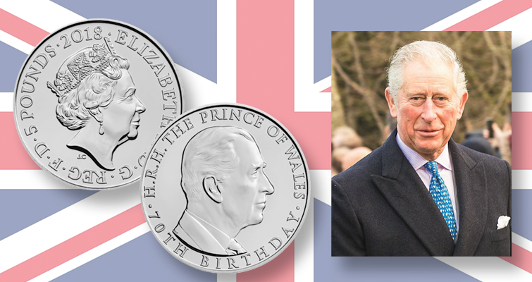 La Real Casa de la Moneda honra el cumpleaños del Príncipe Carlos en monedas