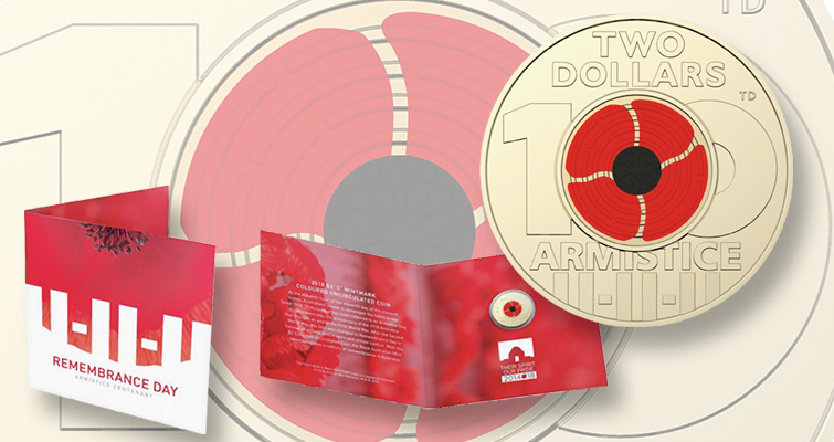 Australia emite coloridos billetes de 2 dólares del Armisticio