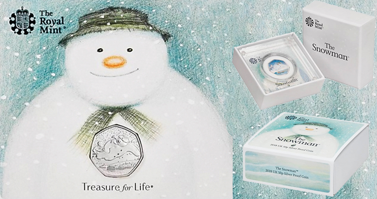 La moneda de la Real Casa de la Moneda rinde homenaje al muñeco de nieve de la literatura