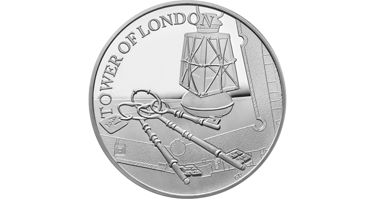 uk19cksp-the-tower-of-london-the-ceremony-of-the-keys-2019-uk-5-silver-proof-coin-rev-tone
