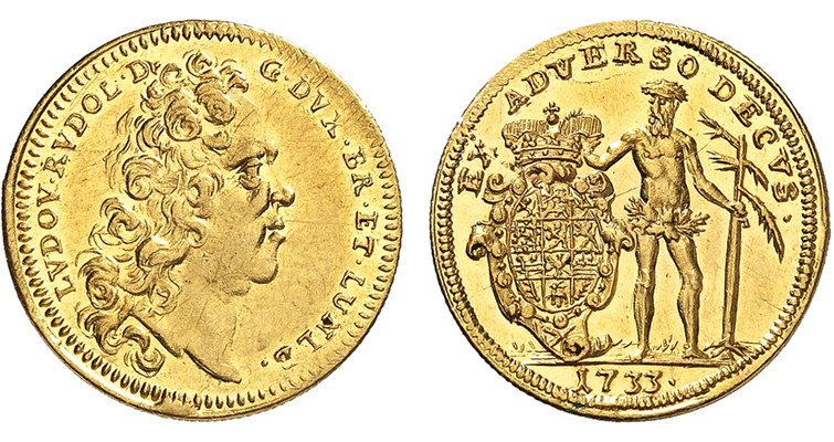 La casa de subastas alemana ofrece algunas monedas realmente salvajes