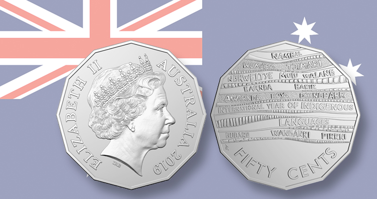 La Real Fábrica de Moneda y Timbre de Australia se enamora del lenguaje en los 50¢ La Real Fábrica de Moneda y Timbre de Australia se enamora del lenguaje en los 50¢