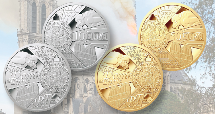 La Casa de la Moneda francesa lanza monedas para recaudar fondos para Notre Dame