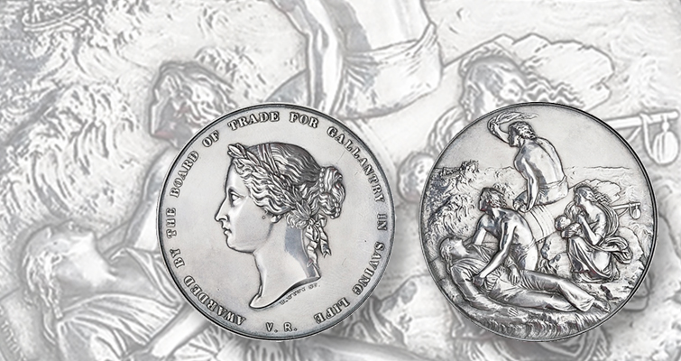 La medalla de salvamento británica se vende en una subasta de Spink en Nueva York La medalla de salvamento británica se vende en una subasta de Spink en Nueva York