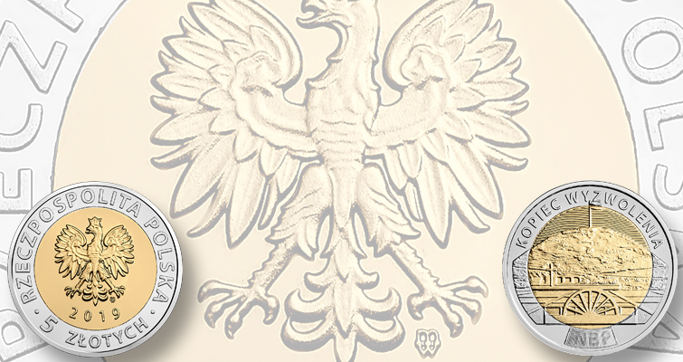 Polonia emite una moneda conmemorativa de 5 zlotys en circulación
