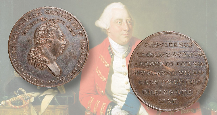 Ficha de Conder relacionada con la realeza en una subasta en Londres